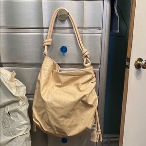 Mossimo Supply Co. Cream Shoulder Bag nwt hobo tote purse handbag oversized